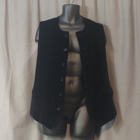 Katharine Hamnett London Men's Velvet Vest - Picture 2 of 16